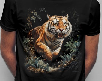 Camiseta con gráfico de tigre: un regalo para los amantes de la naturaleza