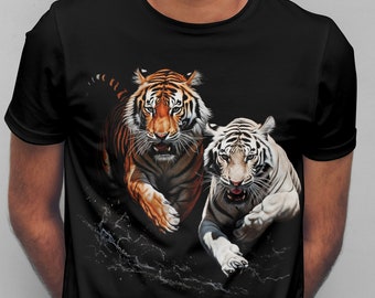 Camiseta con gráfico de tigre: un regalo para los amantes de la naturaleza