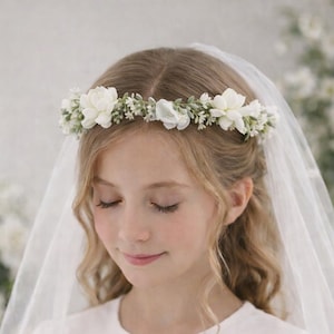 First Communion Headband Veil - Etsy display picture 1