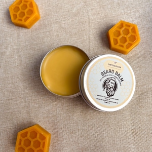 Natürliches Bienenwachs Bartbalsam - Natürliche Konditionierung & Formgebung