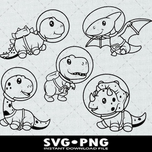 Dinosaurio Astronauta Svg, Lindo Dinosaurio Astronauta Dibujos Animados Svg, Dinosaurio Astronauta Svg, Lindo Dinosaurio Astronauta Svg, Svg Y Png Descarga Instantánea