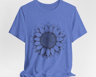 Sunflower Short Sleeve Tee, Sunflower T-Shirt