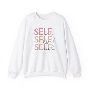 Self Love Sweatshirt, Self Love Club Sweatshirt, Self Love Shirts, Women&#39;s Self Love Shirt, Women&#39;s Mental Health, Womens Trendy Shirts