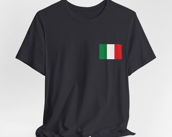 Funny Italian Flag T-Shirt: "I Identify as Italian" Unisex Tee