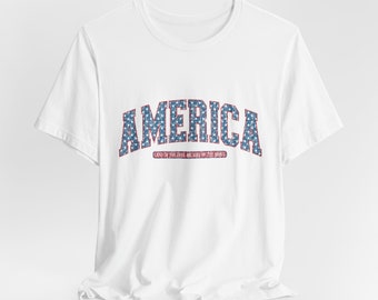 Retro America T-Shirt: Patriotic USA Graphic Tee