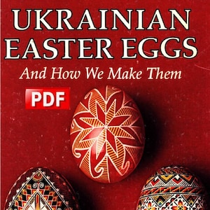 80th Ukrainian Easter Egg How We Make Them / folk art / Vintage digital  book PDF download