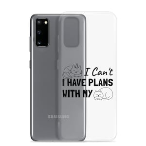 Clear Case for Samsung®: Busy Cat