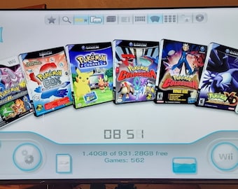 Modded Wii Console Bundle w/1tb external HDD