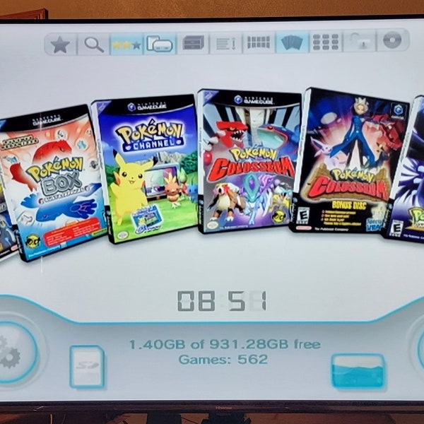 Wii Console Bundle 1tb w/Extras