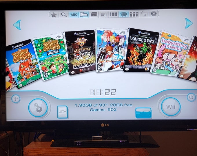 Modded Wii Console W/1tb External HDD Bundle 22 Etsy