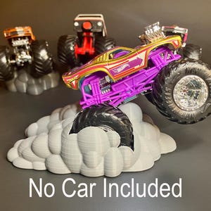 Monster Truck Wheelie Display: Hot Wheels & Monster Jam - USA Made image 1
