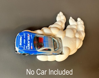 1:64 Scale Dynamic Display – Handmade JDM Burnout Sculpture
