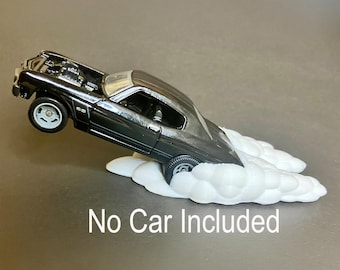 Handmade Dynamic Display for 1/64 Muscle Cars: Wheelie Sculpture