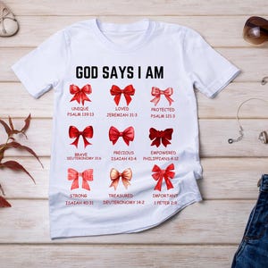 God Says I Am Coquette Valentine Bow Svg, Christian Valentine Png, Valentine Bible Verse Png, Retro Jesus Valentine Svg, God Valentine Svg