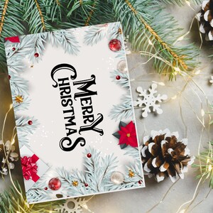 Cartolina di buon Natale, bellissima cartolina di Natale, cartolina di Natale stampabile, cartolina di Natale modificabile, cartolina di Natale digitale, download digitale