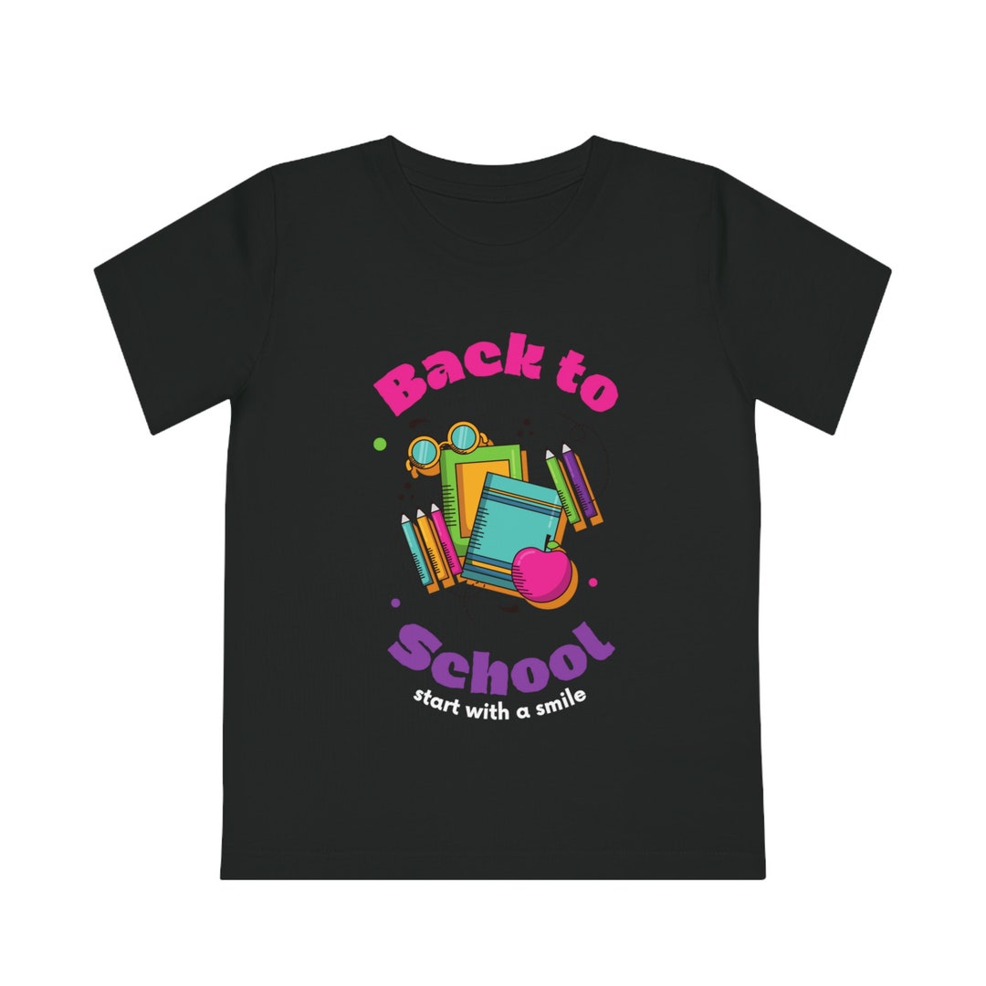 Back to School T-shirt, Kids School Shirt, Gift for Students, Funny ...
