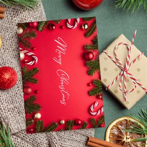 Cartolina di buon Natale, bellissima cartolina di Natale, cartolina di Natale stampabile, cartolina di Natale modificabile, cartolina di Natale digitale, download digitale