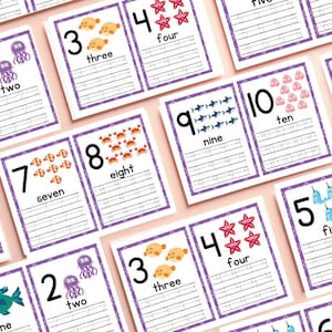 Printable Number Tracing Kids Tracing Handwriting Practice Book Number Tracing Worksheets Printable Number Tracing Kids Tracing Handwriting Practice Book Number Tracing Worksheets