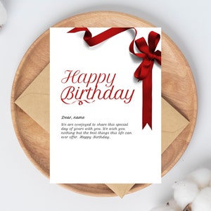Elegance Editable birthday card, digital products, card set birthday, Birthday cards set, Happy birthday cards, Happy birthday