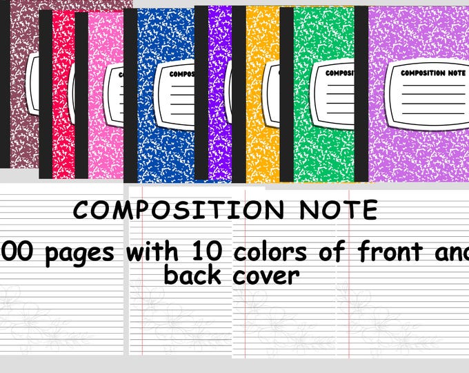 Pastel Composition Notebook Covers, Pastel Composition Book Covers ...