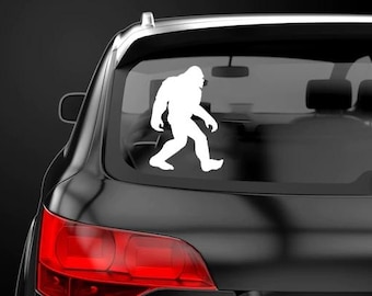 Bigfoot-klistermärke, Yeti-klistermärke, Sasquatch-klistermärke, Utomhusberg-klistermärke, Bigfoot-stötfångarklistermärke, Camping-etikett, Bigfoot-bilklistermärke