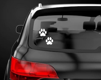Dog Paw Sticker Dog Lover Label Paw Decal Fur Baby