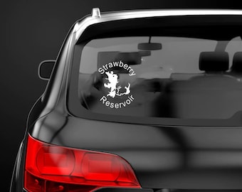 Strawberry Reservoir Decal / Sticker / Label