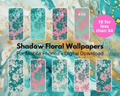 Floral Wallpaper Pack | Aesthetic Wallpaper | Botanical Wallpaper | iPhone wallpaper | Mobile Wallpaper | Digital | Cell phone wallpaper