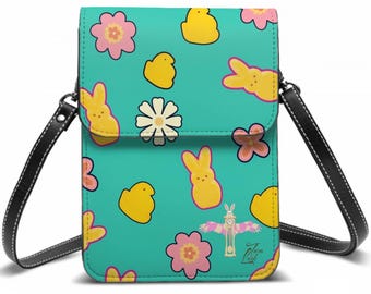 LIMITED SECOND EDITION Peeps Marshmallow Easter Cell Phone Purse by Tara Leigh.  Only 200 available.