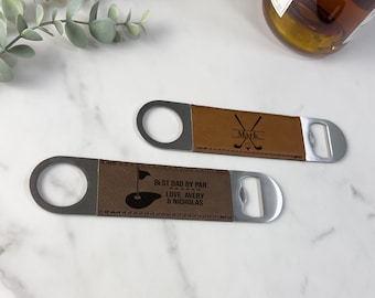 Custom Bottle Opener Golf Gift, Personalized Golf Gift, Fathers Day Golf Beer Gift, Custom Dad Golf Gift, Beer Groomsman Gift, 21st Gift