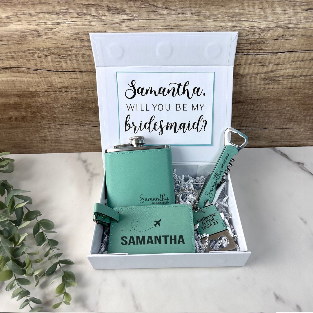 Personalized Bridesmaid Proposal Box, Custom Will You Be My Bridesmaid ...