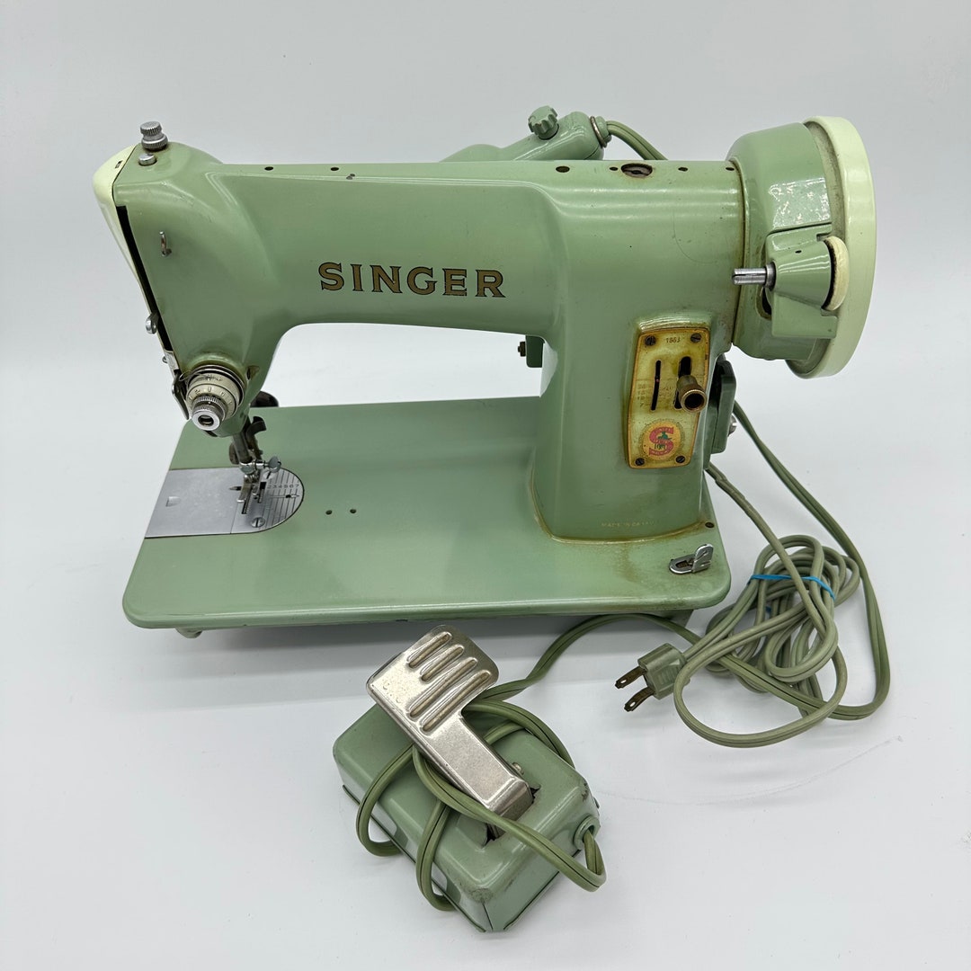 1960s Singer RFJ88 Mid Century Sewing Machine 33681 W/ Pedal Tested Etsy