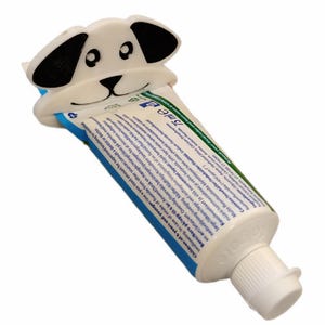 Zahnpasta Presse Persönlichkeit Lustige Druck Hund Gesicht Tube Squeezer Weiß - 3D gedruckt - Badezimmer Dekor Ornament Lustig - 3D Druck Wohnkultur