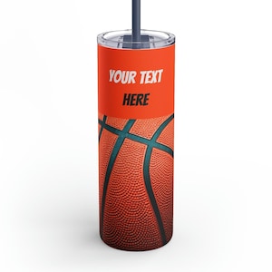 Custom Basketball Fans Maars Maker Skinny Matte Tumbler, 20oz gift