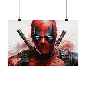 Cartazes horizontais foscos de Deadpool imagem 5
