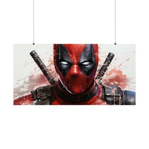 Cartazes horizontais foscos de Deadpool imagem 9