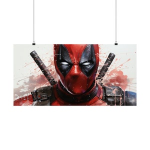 Cartazes horizontais foscos de Deadpool imagem 7