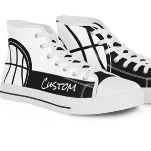 Benutzerdefinierte Basketball Sport Fans Männer High Top Sneakers Geschenk