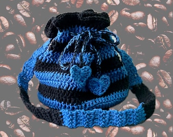 Crochet bucket bag