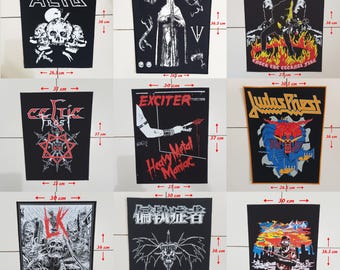 Punk-rygglappar, Hardcore, Crust, D-beat, Metal, Thrash, Grindcore, Dtf/Screenprinted baklapp