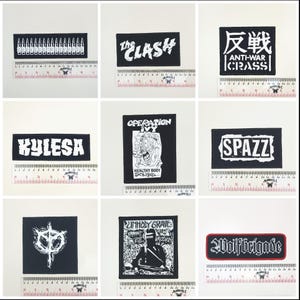 24 - Punk Patches, Hardcore, Crust, D beat, Metal, Thrash, Power Violence, Grindcore, Dtf/Screen Printed Patch