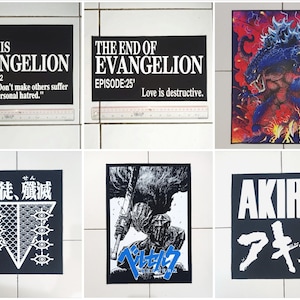 Anime-achterpatches, patch anime-tekstaflevering, patch Japanse anime, patch mecha-anime, patch met dtf/schermdruk, patch opnaaien