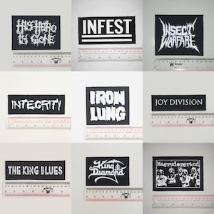 05 - Punk Patches, Hardcore, Crust, D beat, Metal, Thrash, Grindcore, DTF / Screen Printed Patch