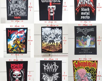 02 - Punkowe naszywki na plecy, Hardcore, Crust, D beat, Metal, Thrash, Grindcore, Dtf/Sitodruk na plecach