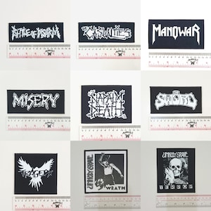 15 - Punk Patches, Hardcore, Crust, D beat, Metal, Thrash, Power Violence, Grindcore, Dtf/Screen Printed Patch