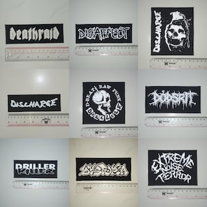 03 - Punk Patches, Hardcore, Crust, D beat, Metal, Thrash, Grindcore, DTF / Screen Printed Patch