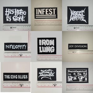 05 - Punk Patches, Hardcore, Crust, D beat, Metal, Thrash, Grindcore, DTF / Screen Printed Patch