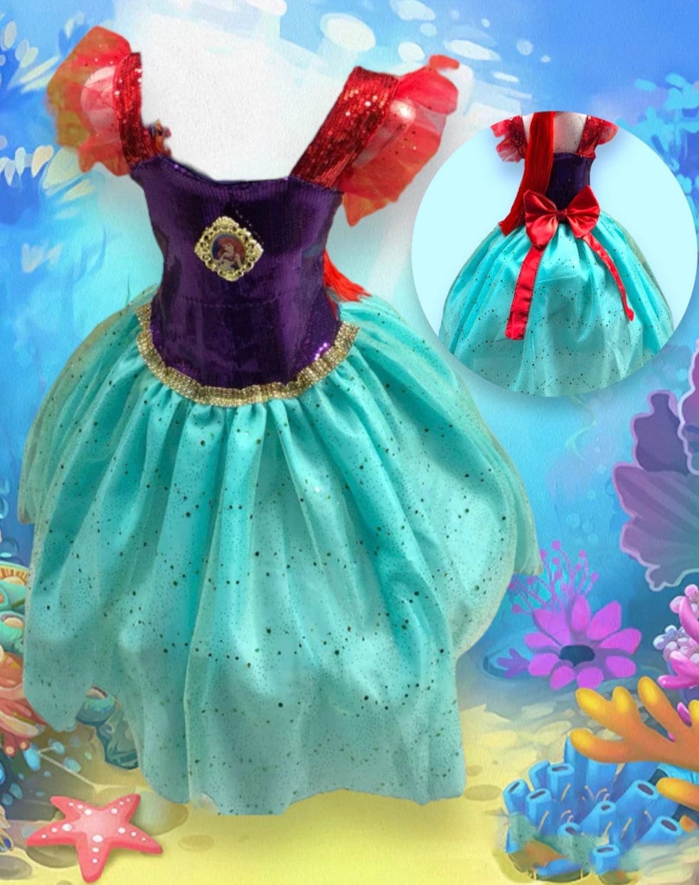 Vestito Da Sirena Bambina Bambini Costumi Cosplay Di Fantasia Bambina Con  Vestito A Fionda Da Principessa Festa Bambini Festa Di Compleanno  Abbigliamento Halloween Z002 Da 9,7 €