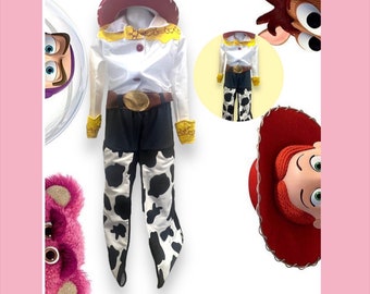 Jessie Cowgirl 2 Piece Set/ Jessie Toy Story Dress / Jessie Cosplay / toddler Dress /Jessie Inspired Dress / Jessie Cowgirl Costume /