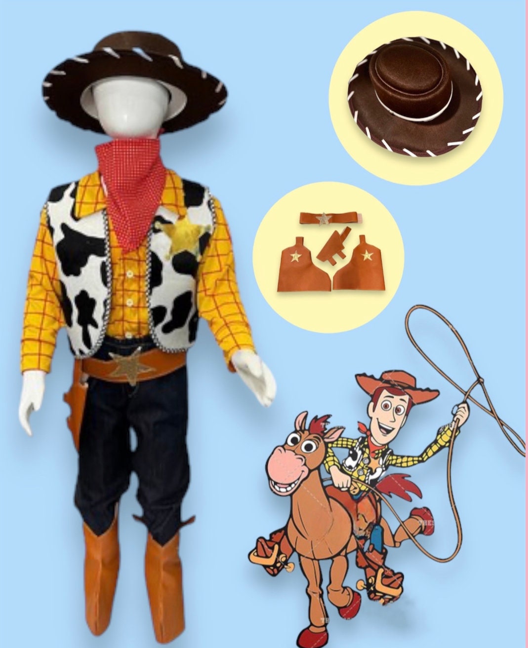 Woody Costume Toddler Etsy